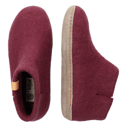 Mula Wool Felt Slippers Vineyard