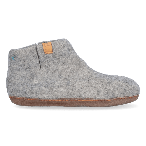 Mula Wool Felt Slippers Marbled Light Grey Mula Wool Felt Slippers Marbled Light Grey