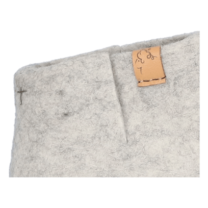 Mula Wool Felt Slippers Natural Delta