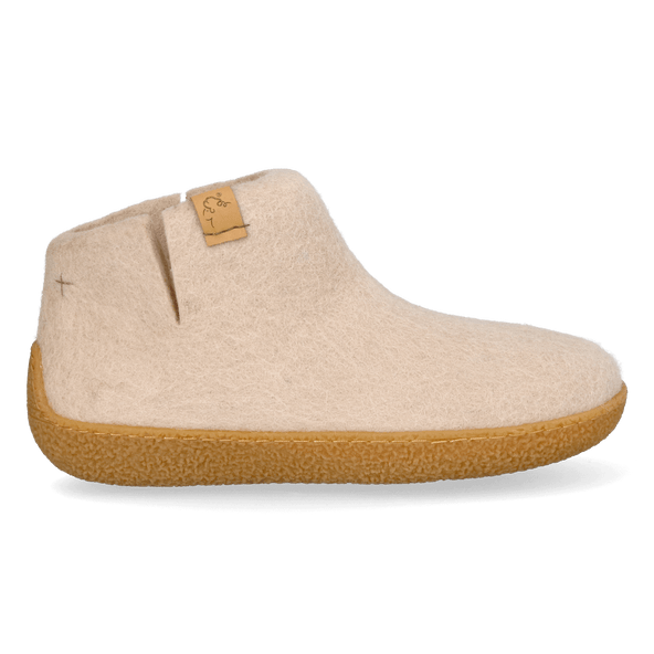 Rabara Maha Wool Felt Slippers Camel Rabara Maha Wool Felt Slippers Camel