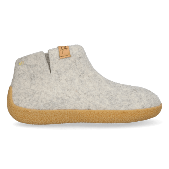 Rabara Maha Wool Felt Slippers Natural Delta Rabara Maha Wool Felt Slippers Natural Delta