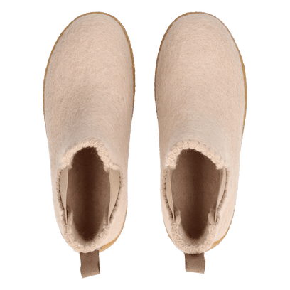 Celsi Wool Felt Slippers Camel
