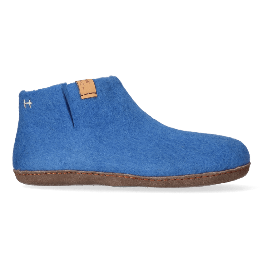 Mula wool felt slippers french blue