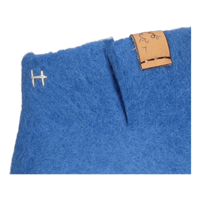 Mula wool felt slippers french blue