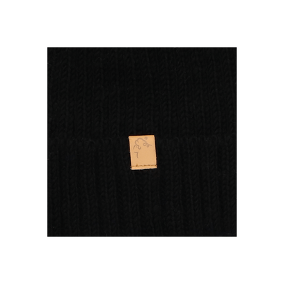 Topi Wool Beanie Black