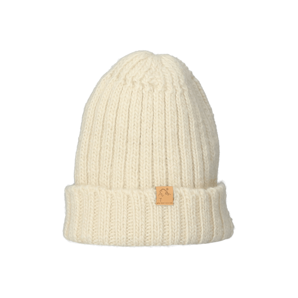 Topi Wool Beanie White Topi Wool Beanie White