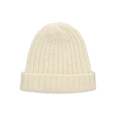 Topi Wool Beanie White