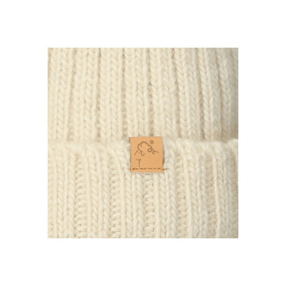 Topi Wool Beanie White