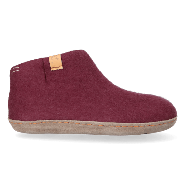 Mula Wool Felt Slippers Vineyard