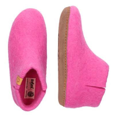 Mula wool felt slippers pink