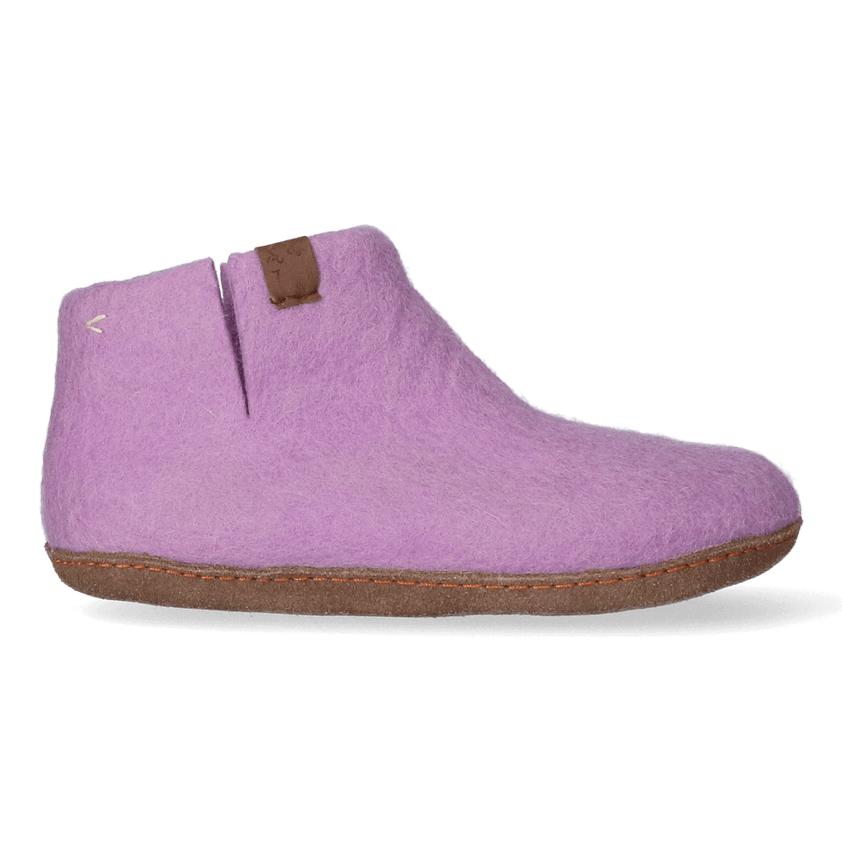 Mula wool felt slippers lilac