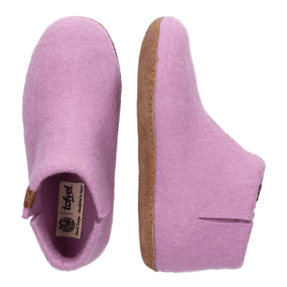 Mula wool felt slippers lilac