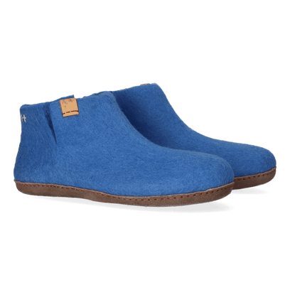 Mula wool felt slippers french blue