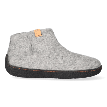 Rabara wool felt slippers marbled light grey
