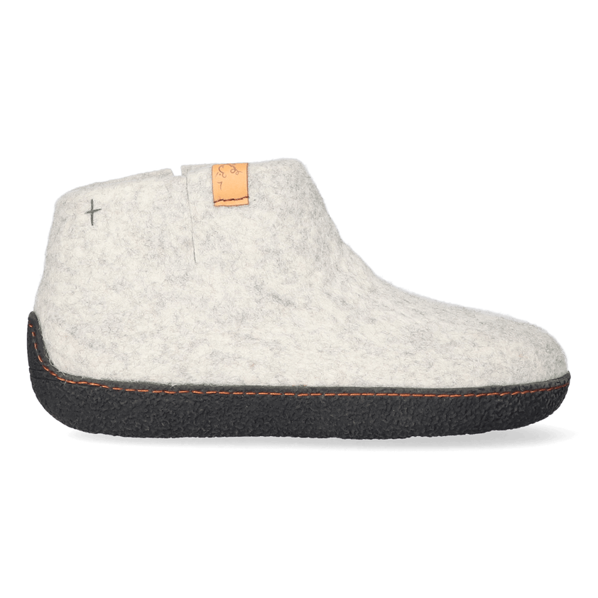 Rabara wool felt slippers natural delta