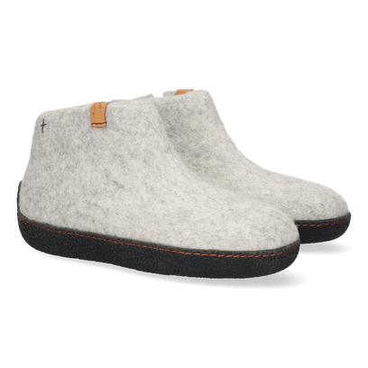 Rabara wool felt slippers natural delta