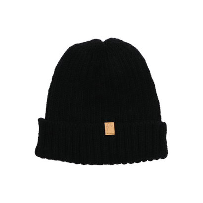 Topi Wool Beanie Black